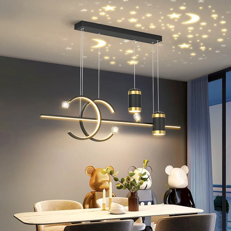 Home Bar Setup - مصباح معلق LED بتصميم نورديك للمطاعم،
