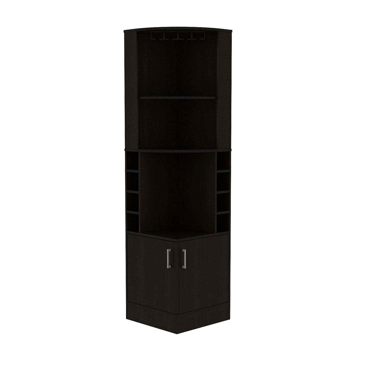 خزانة بار زاوية مع رفّين، حامل - مراجعة Home Bar Shelves وسعره
