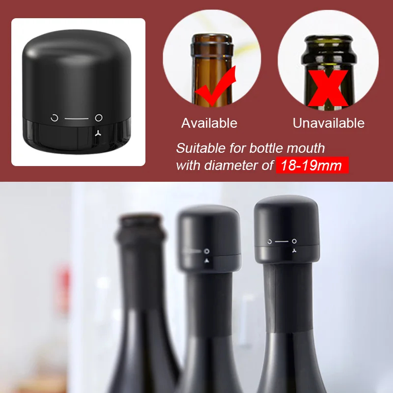 1-5 قطع من سدادات زجاجات النبي - مراجعة Wine Preservation Pump وسعره