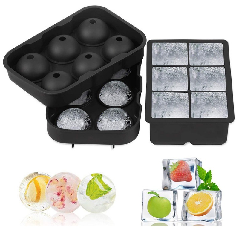 4/6/8/15 شبكات سيليكون آيس كيو - مراجعة Ice Mold Sphere وسعره