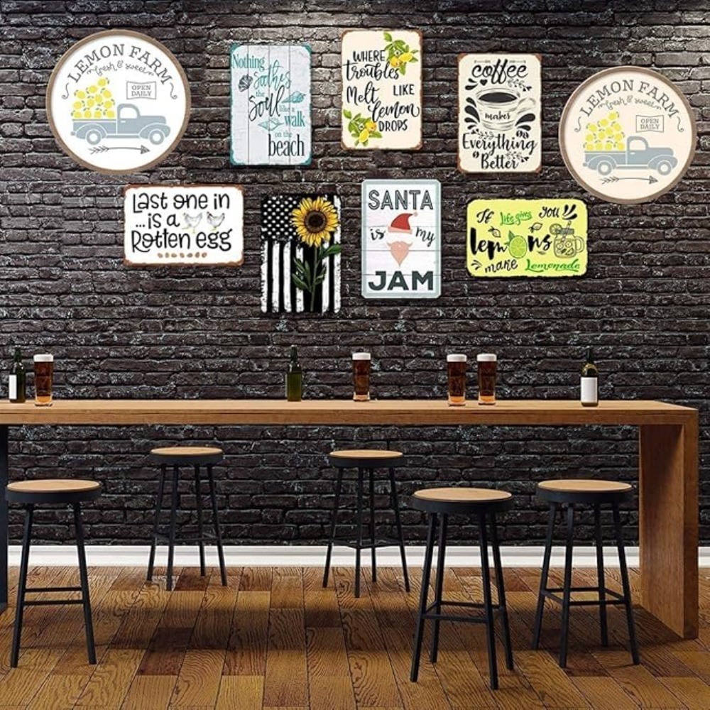 لوحة جدارية معدنية من الألومني - مراجعة Home Bar Accessories وسعره