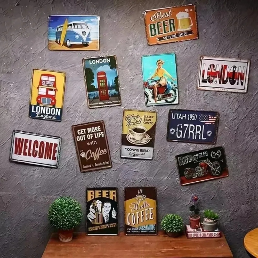 لوحة جدارية معدنية من الألومني - مراجعة Home Bar Accessories وسعره