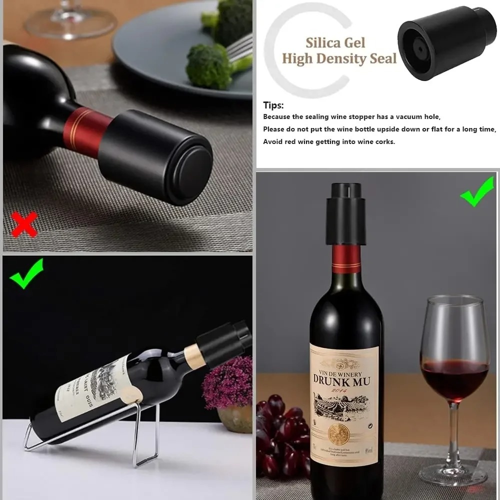 سدادة تخزين النبيذ بالتفريغ ال - مراجعة Wine Preservation Pump وسعره