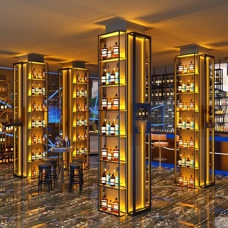 مطعم الجرف بار خزانة النبيذ ال - مراجعة Home Bar Setup وسعره