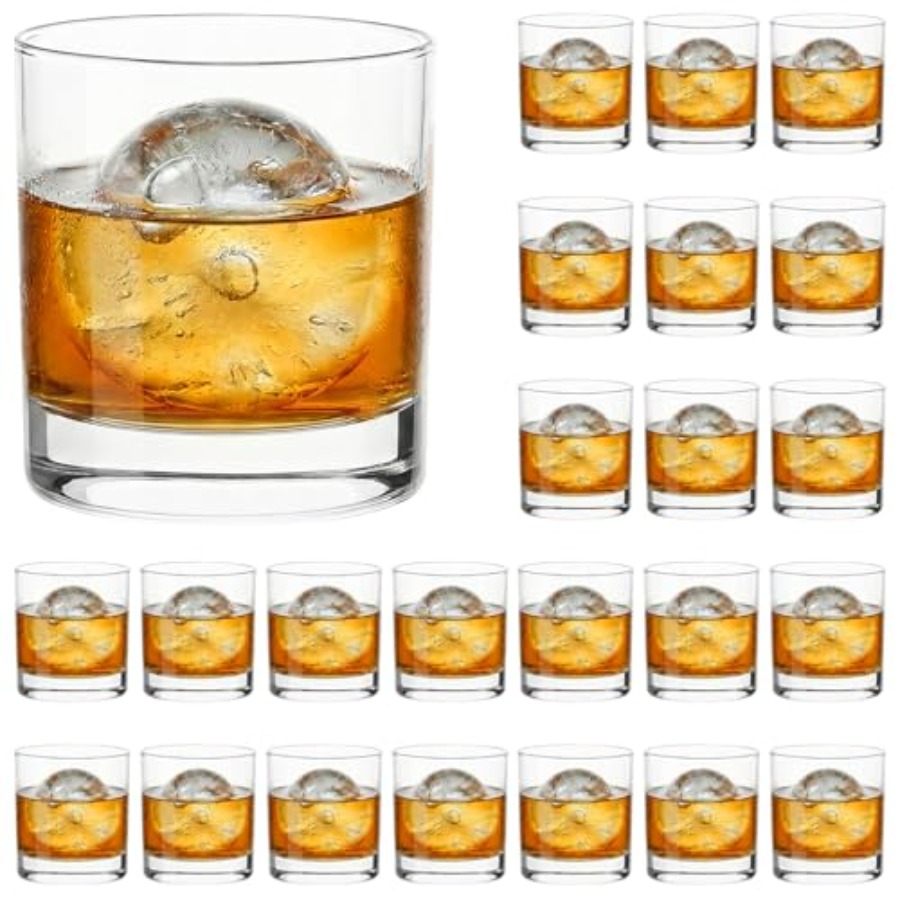 مجموعة من 24 قطعة من أكواب الز - مراجعة Old Fashioned Glass وسعره