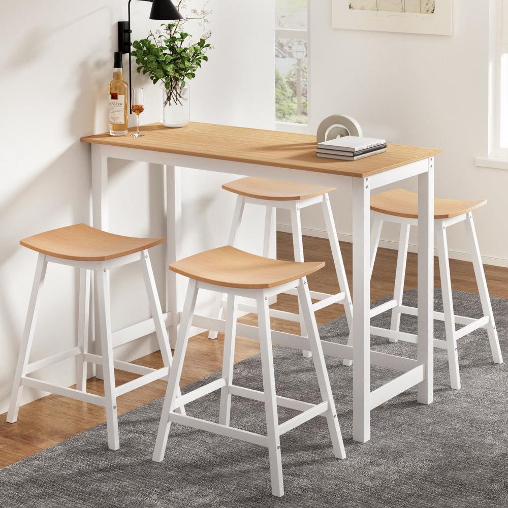 طاولة بار من الخشب الصلب مع مج - مراجعة Home Bar Stools وسعره