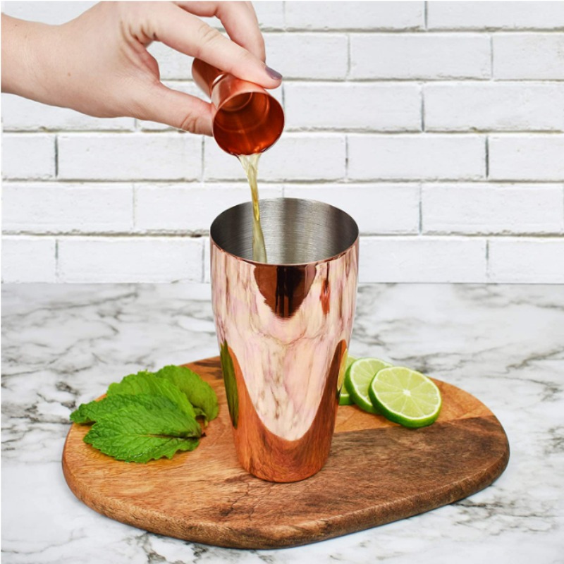 طقم خلط بوسطن صديق للبيئة مكون - مراجعة Boston Shaker Set وسعره