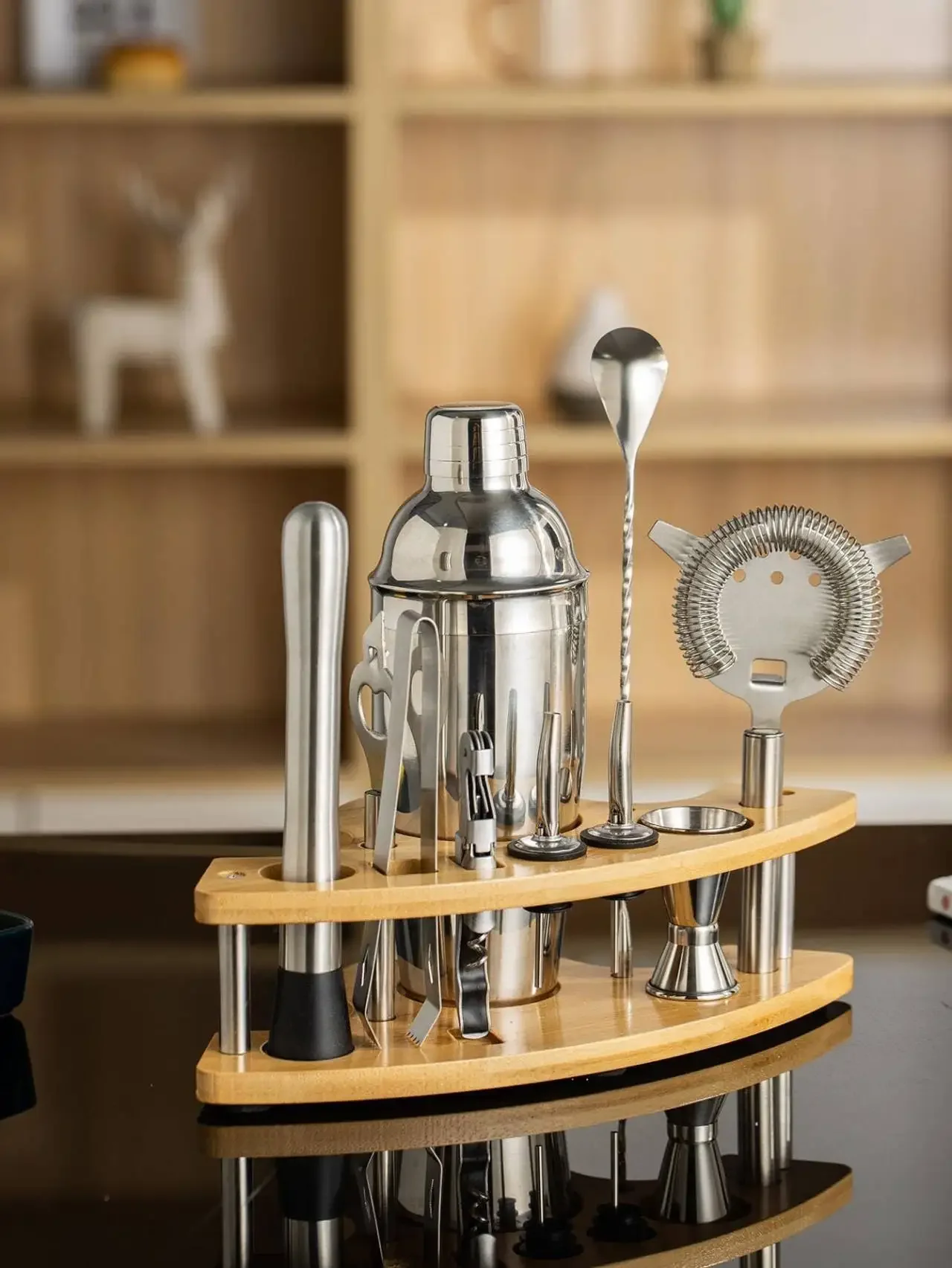 طقم نادل من الفولاذ المقاوم لل - مراجعة Boston Shaker Set وسعره