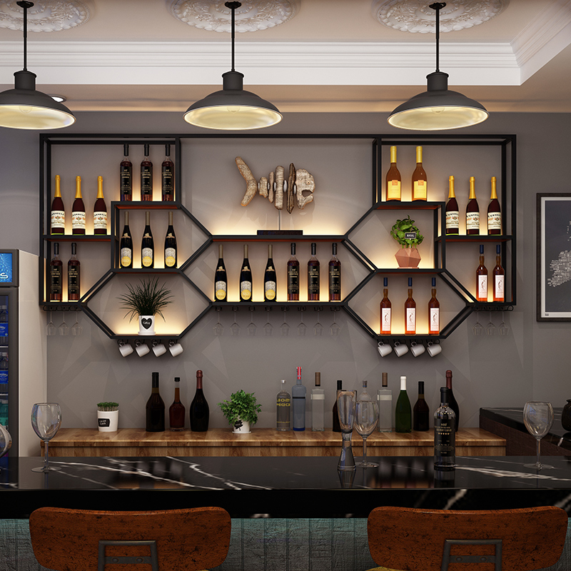 رفوف معدنية خزانة مشروبات غرفة - مراجعة Home Bar And Cabinet وسعره