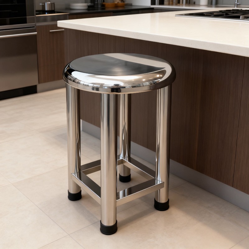 كرسي دائري من الفولاذ المقاوم  - مراجعة Home Bar Stools وسعره